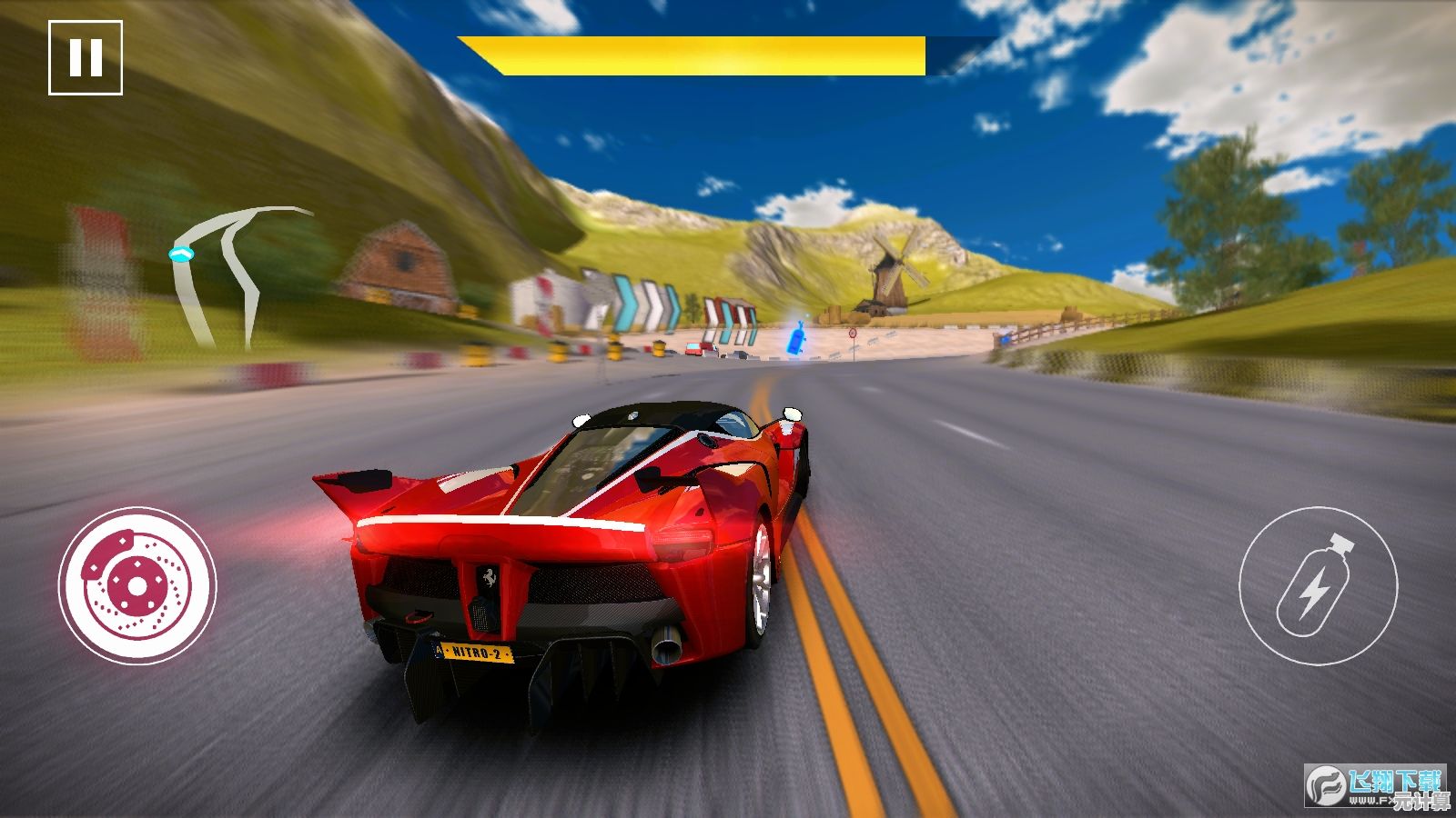 想体验真实驾驶的极致快感？狂野飙车氮气加速(AsphaltNitro)满足你！