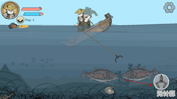 谁说小游戏内容不够丰富？老人与海》的钓鱼体验你不想亲自探索一下？